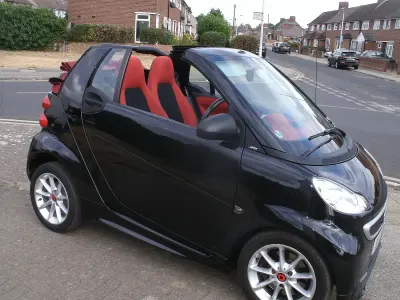 Used Smart ForTwo Cabrio Passion 71 HP (52 kW) 2013 Black Cabriolet