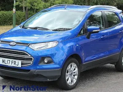 Used Ford Ecosport Zetec 112 HP (82 kW) 2017 Blue SUV