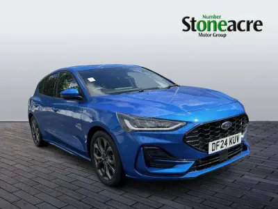 Used Ford Focus ST-Line 155 HP (114 kW) 2024 Blue Hatchback