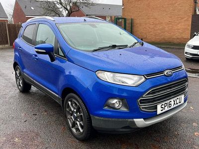 Blue Used 2016 Ford Ecosport Titanium SUV | £4,000 (Fair price)
