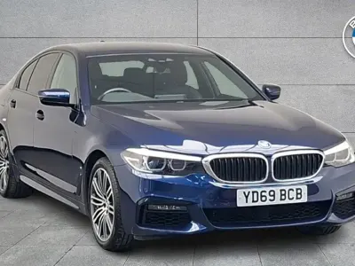 Used BMW 530e M Sport 252 HP (185 kW) 2020 Blue Sedan