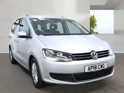 Used VW Sharan SE 150 HP (110 kW) 2018 Reflex silver MPV