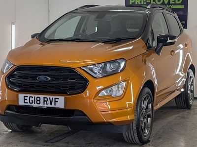 Used Ford Ecosport ST-Line 125 HP (91 kW) 2018 Orange SUV