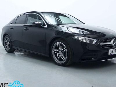 Używany Mercedes A200 AMG line 163 KM (119 kW) 2020 Czarny Sedan/Limuzyna