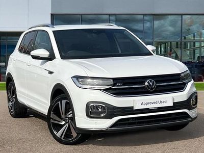 Used VW T-Cross R-line 110 HP (80 kW) 2022 White SUV