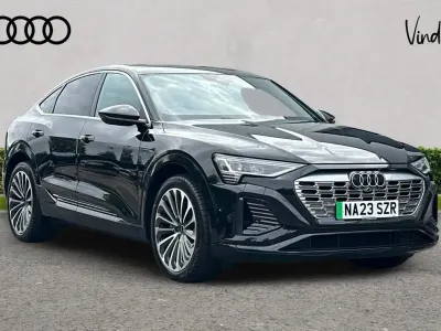 Used Audi Q8 e-tron S-Line 300 kW (408 HP) 2023 Black SUV