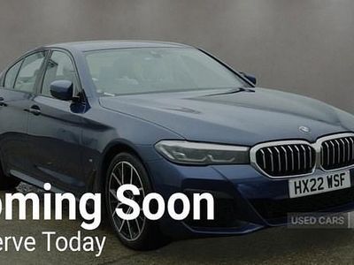 Used BMW 520 M Sport 2022 Blue Sedan