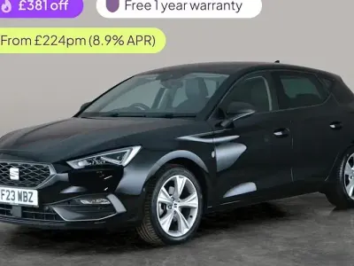Used Seat Leon FR 150 HP (110 kW) 2023 Black Hatchback