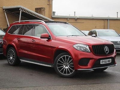 Red Used 2017 Mercedes GLS350 SUV | £24,885 (Fair price)