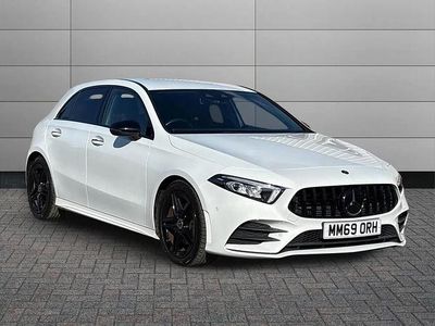 Used Mercedes A200 AMG Line Premium 161 HP (118 kW) 2019 White Hatchback