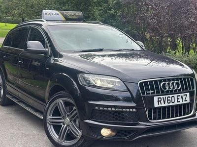 Black Used 2010 Audi Q7 S-Line SUV | £7,489 (A bit pricey)