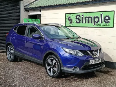 Used Nissan Qashqai N-Connecta 2016 Blue SUV