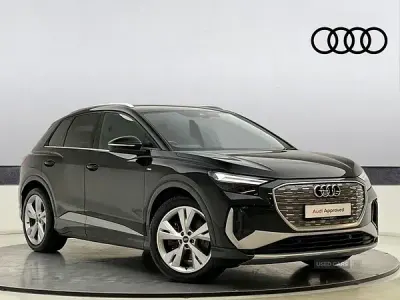 Used Audi Q4 e-tron S-Line 150 kW (204 HP) 2023 Black SUV