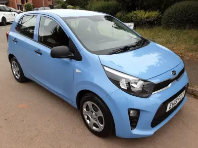 Used Kia Picanto 66 HP (48 kW) 2019 Blue Hatchback