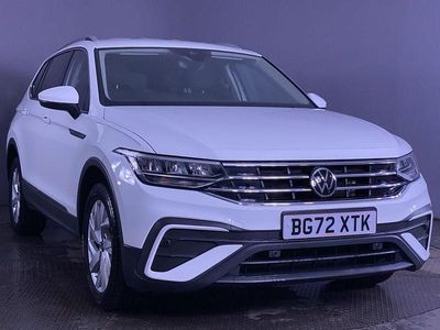 White Used 2022 VW Tiguan Allspace S SUV | £20,499 (Fair price)