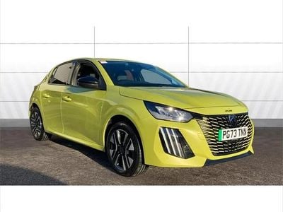 Yellow Used 2023 Peugeot e-208 Style Hatchback | £14,050 (Fair price)