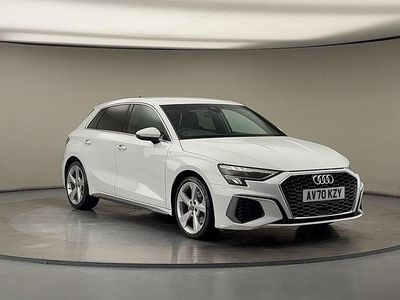 Glacier white Used 2020 Audi A3 Sportback S-Line Hatchback | £17,150 (Fair price)