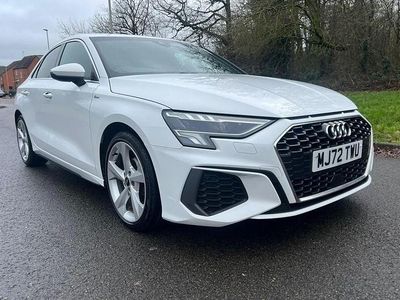 Used Audi A3 S-Line 110 HP (80 kW) 2022 White Sedan