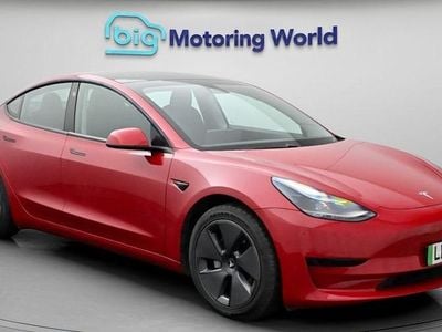 Used Tesla Model 3 Standard Range 239 kW (325 HP) 2020 Red Sedan