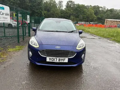 Used Ford Fiesta Zetec 100 HP (73 kW) 2017 Blue Hatchback