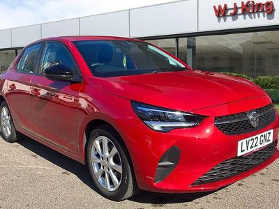 Used Vauxhall Corsa Edition 100 HP (73 kW) 2022 Red Hatchback