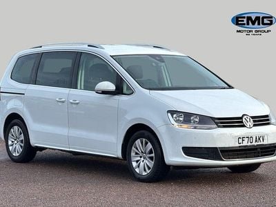 White Used 2021 VW Sharan SE MPV | £17,495 (Fair price)