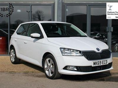 Used Skoda Fabia SE L 95 HP (69 kW) 2019 White Hatchback