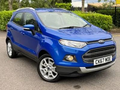 Used Ford Ecosport Titanium 95 HP (69 kW) 2017 Blue SUV