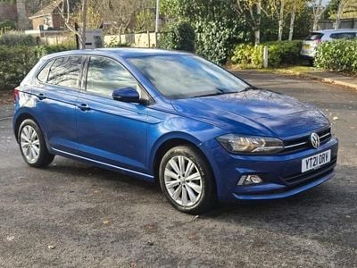 Used VW Polo Match 95 HP (69 kW) 2021 Blue Hatchback