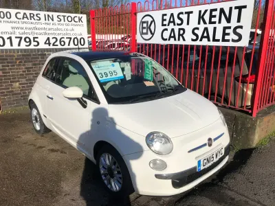 Usado Fiat 500 Lounge 69 HP (50 kW) 2015 Branco Citadino