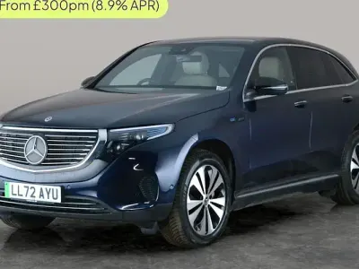 Usado Mercedes EQC400 300 kW (408 HP) 2022 Azul SUV
