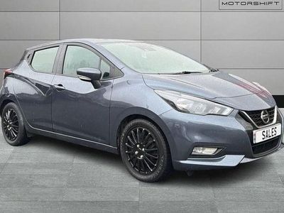 Begagnad Nissan Micra Acenta 2021 Grå Halvkombi