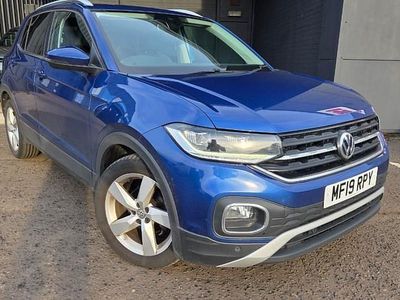 Used VW T-Cross SEL 115 HP (84 kW) 2019 Blue SUV