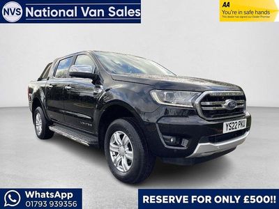 Black Used 2022 Ford Ranger Limited Pickup | £13,990 (Expensive)