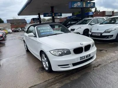 Used BMW 118 Cabriolet Sport Line 2011 White Cabriolet