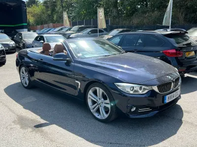 Used BMW 428 Luxury Line 2014 Blue Cabriolet