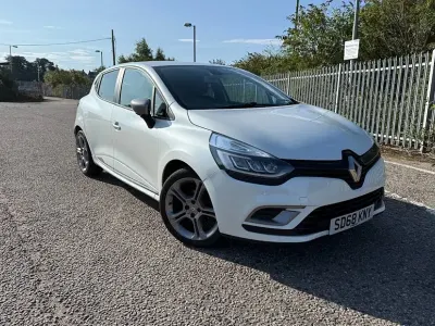 Used Renault Clio GT-Line 90 HP (66 kW) 2018 White Hatchback