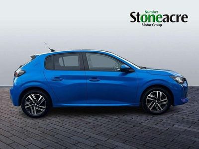 Used Peugeot 208 Allure 101 HP (74 kW) 2021 Blue Hatchback