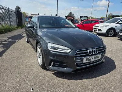 Usado Audi A5 Sport 190 HP (139 kW) 2017 Cinzento Coupé