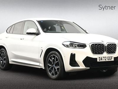 White Used 2022 BMW X4 M Sport SUV | £35,000 (Fair price)