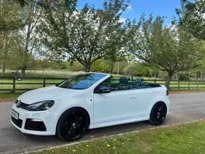 Used VW Golf Cabriolet R 2014 White Cabriolet