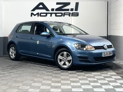 Used VW Golf VII S 2015 Blue Hatchback