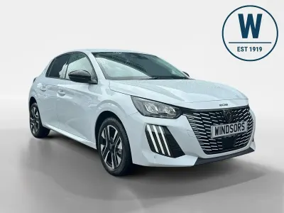 New Peugeot 208 Allure 100 HP (73 kW) 2026 White Hatchback