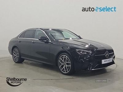 Black Used 2023 Mercedes E400 AMG Line Premium Sedan | £38,995 (Fair price)
