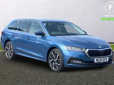 Used Skoda Octavia SE L 2021 Blue Estate