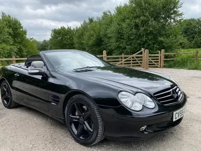 Used Mercedes SL500 2005 Black Cabriolet