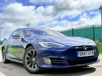 Used Tesla Model S RWD 231 kW (315 HP) 2017 Blue Hatchback