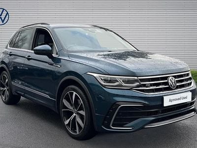 Used VW Tiguan R-line 150 HP (110 kW) 2022 Blue SUV