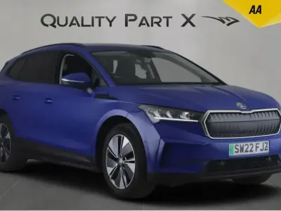Used Skoda Enyaq iV ecoSuite 131 kW (179 HP) 2022 Blue SUV