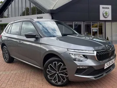 New Skoda Kamiq Design Edition 115 HP (84 kW) 2026 Graphite grey metallic black magic pearl effect SUV